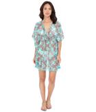 Bleu Rod Beattie - Driving Miss Paisley Caftan Cover-up