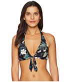 Kate Spade New York - Playa Carmen Reversible Halter Bikini Top