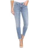 7 For All Mankind - The Ankle Skinny W/ Grinded Hem In Gold Coast Waves