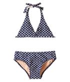 Toobydoo - Navy/white Pattern String Bikini