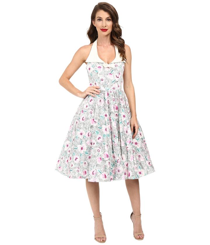 Unique Vintage - Halter Dress