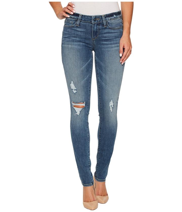 Paige - Verdugo Ultra Skinny In Sienna Destructed