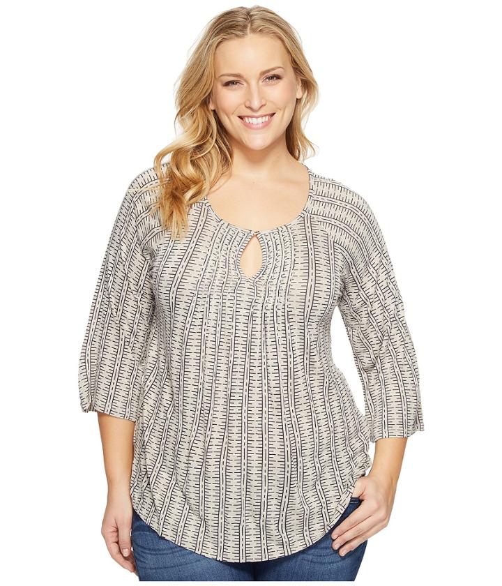 Lucky Brand - Plus Size Modern Printed Top