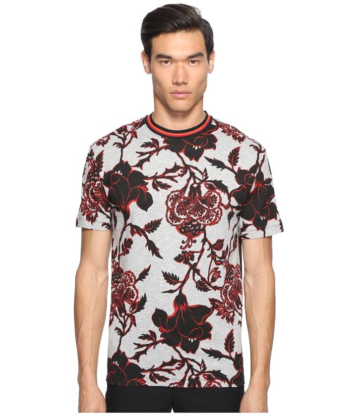 Mcq - Large Floral Short Sleeve T-shirt