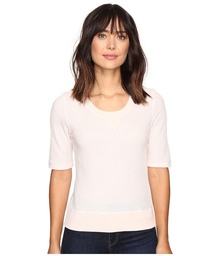 Lilla P - Rib Trim Pullover Waffle