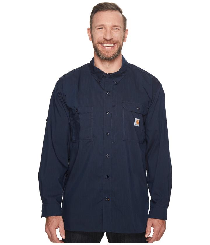 Carhartt - Force Ridgefield Solid Long Sleeve Shirt - Big