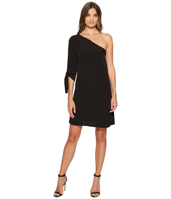 Cece - Sophia - Tie Sleeve One Shoulder Dress