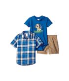 Carhartt Kids - Three-piece Canyon Brown Short Set