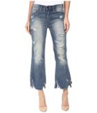 Blank Nyc - Distressed Novelty Denim In Train Wrecked