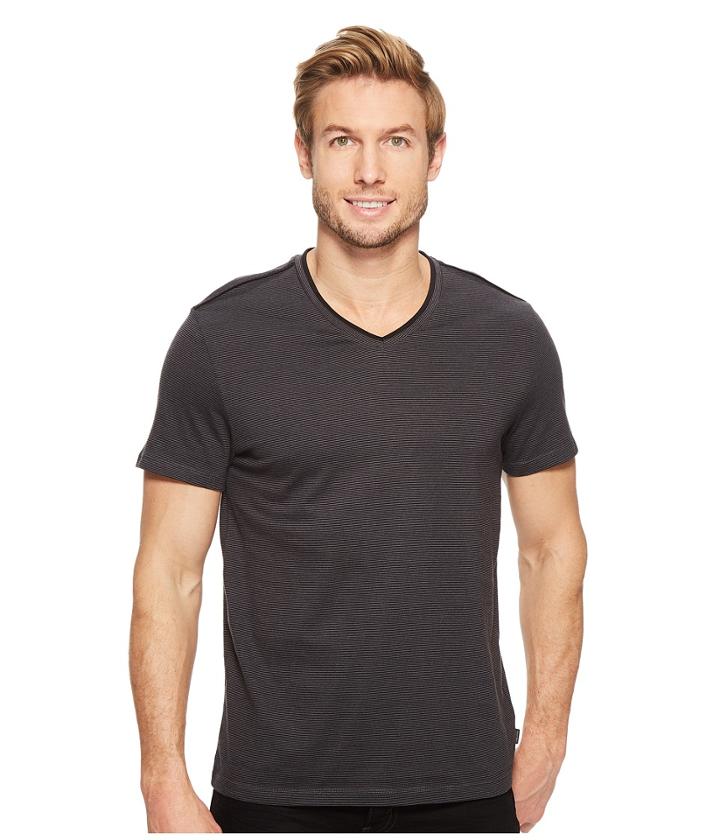 Calvin Klein - Pima Cotton Feeder Stripe Tee