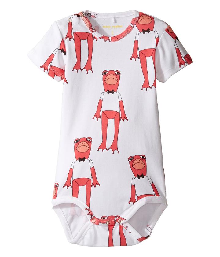 Mini Rodini - Frogs Short Sleeve Bodysuit