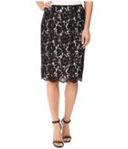 Vince Camuto - Scallop Lace Pencil Skirt
