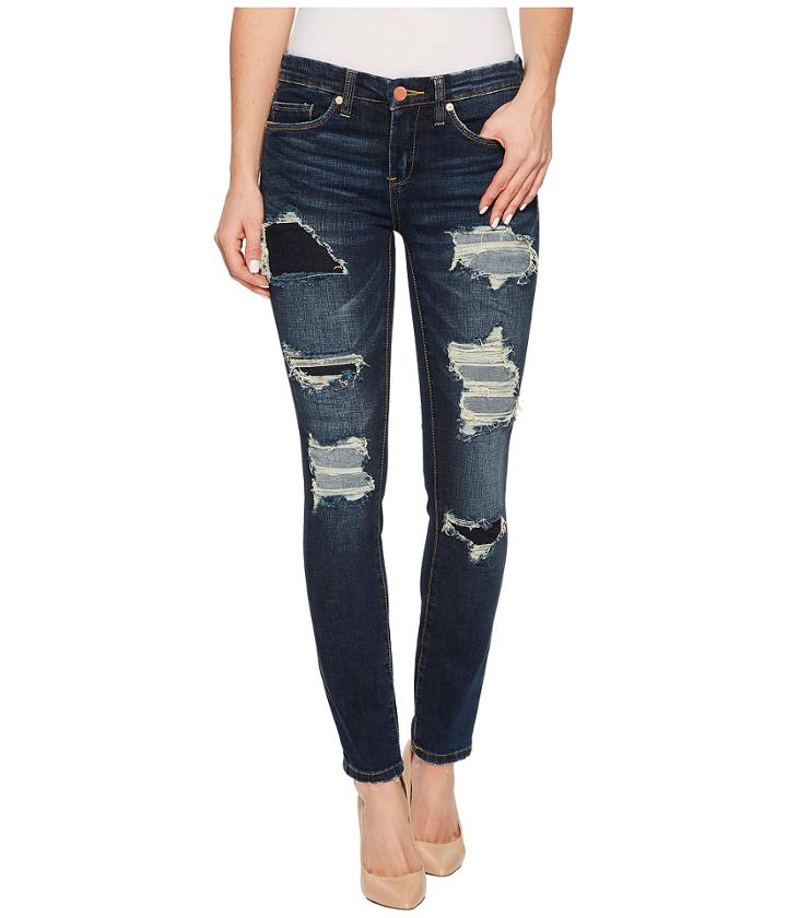 Blank Nyc - Cropped Skinny Classique With Mended Rips In Cult Classic