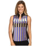 Jamie Sadock - Actif Miami Print Sleeveless Tank Top
