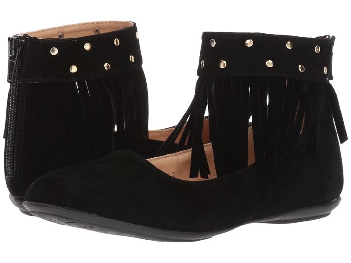 Kensie Girl Kids - Fringe Ankle Flat