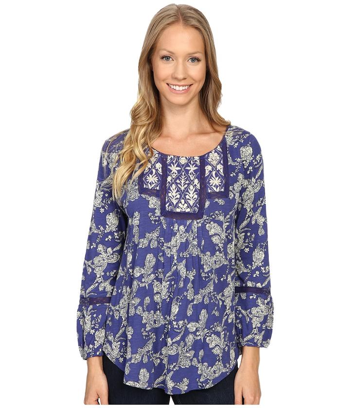 Lucky Brand - Floral Bib Top