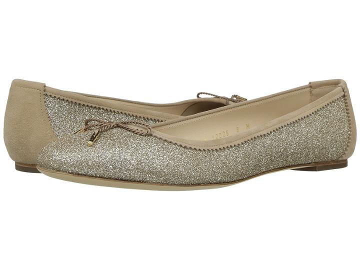 Salvatore Ferragamo - Matte Glitter Ballerina Flat