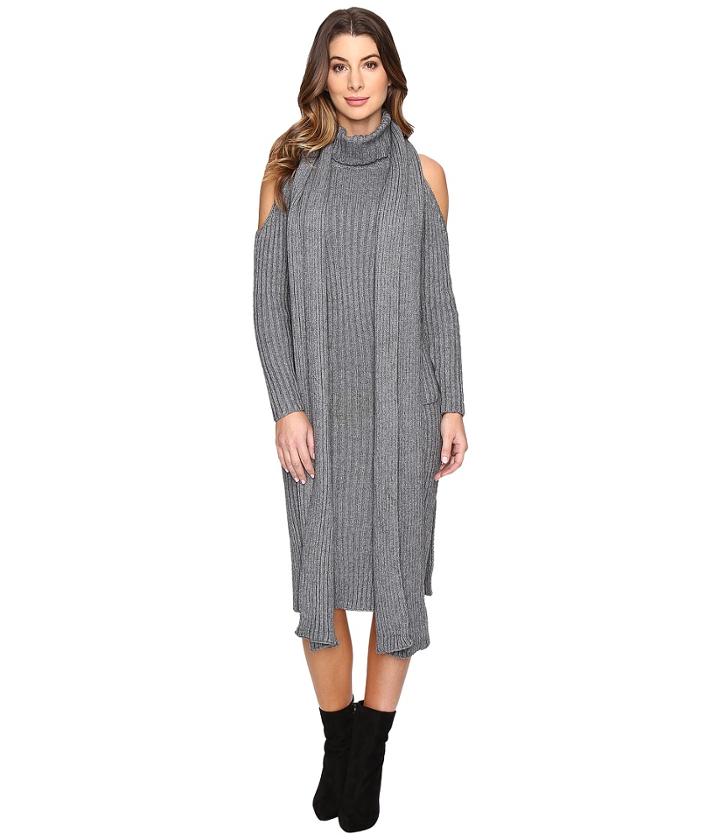Fate - Cold Shoulder Sweater Dress