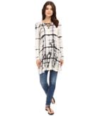 Culture Phit - Cellia Tie-front Long Sleeve Ribbed Top