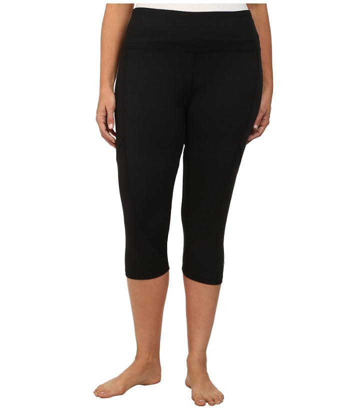 Marika Curves Plus Size Slimming High Rise Capri Leggings