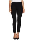 Nydj Petite - Petite Pull-on Legging Pants W/ Ankle Zip In Black