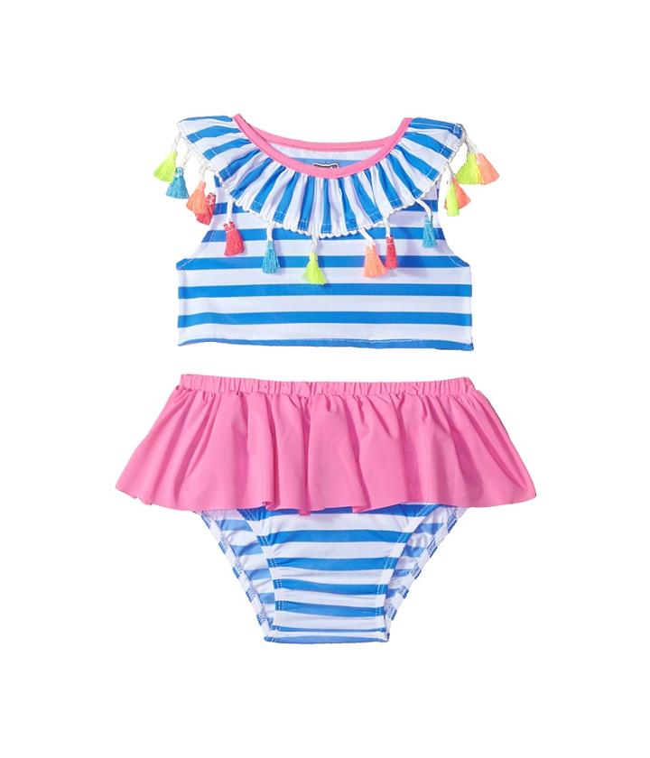 Mud Pie - Tassels And Stripes Two-piece Swimsuit