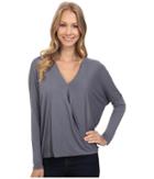 B Collection By Bobeau - Evie Surplice Knit Top