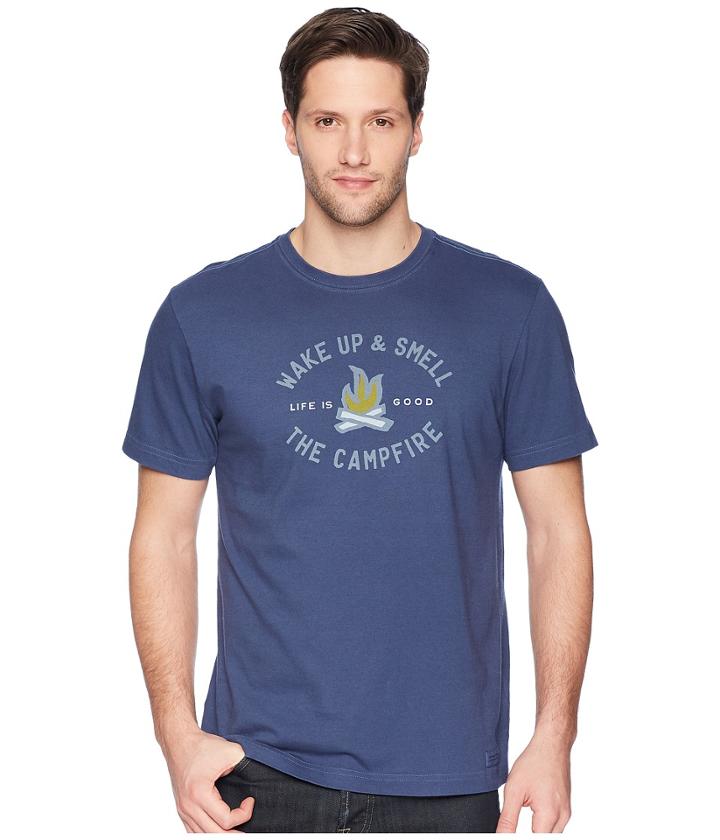 Life Is Good - Smell The Campfire Crusher Tee
