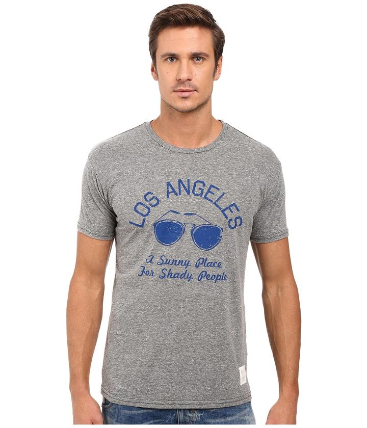The Original Retro Brand - Short Sleeve Tri-blend La Shady Tee