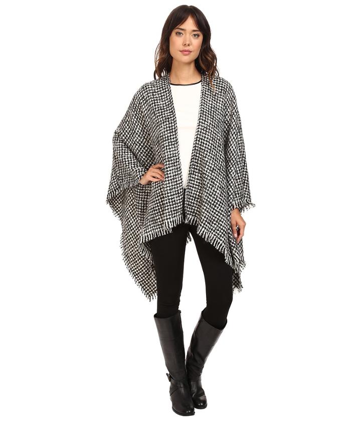 Lauren Ralph Lauren - Houndstooth Ruana