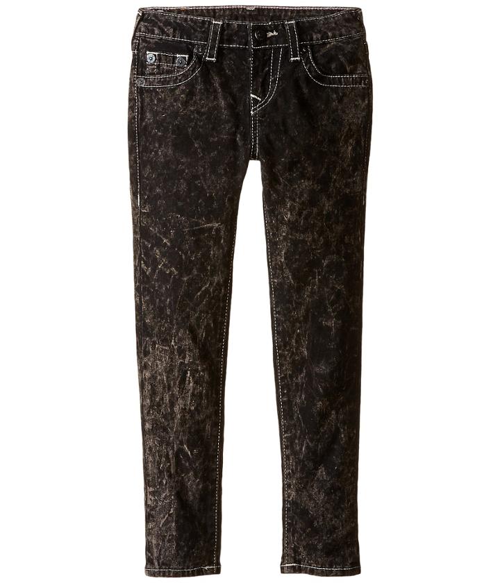 True Religion Kids - Casey Light Gray Single End Jeans In Blackout/mineral Wash