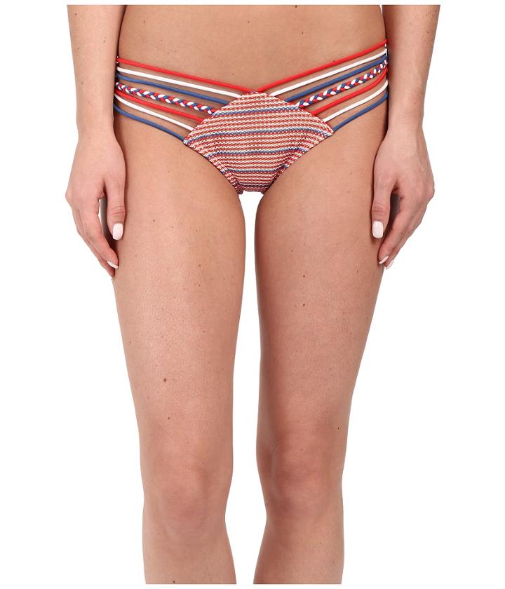 Luli Fama - American Dream Strappy Brazilian Ruched Back Bottoms