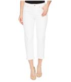 Liverpool - Michelle Rolled-cuff Capris On Super Soft Stretch Denim In Bright White