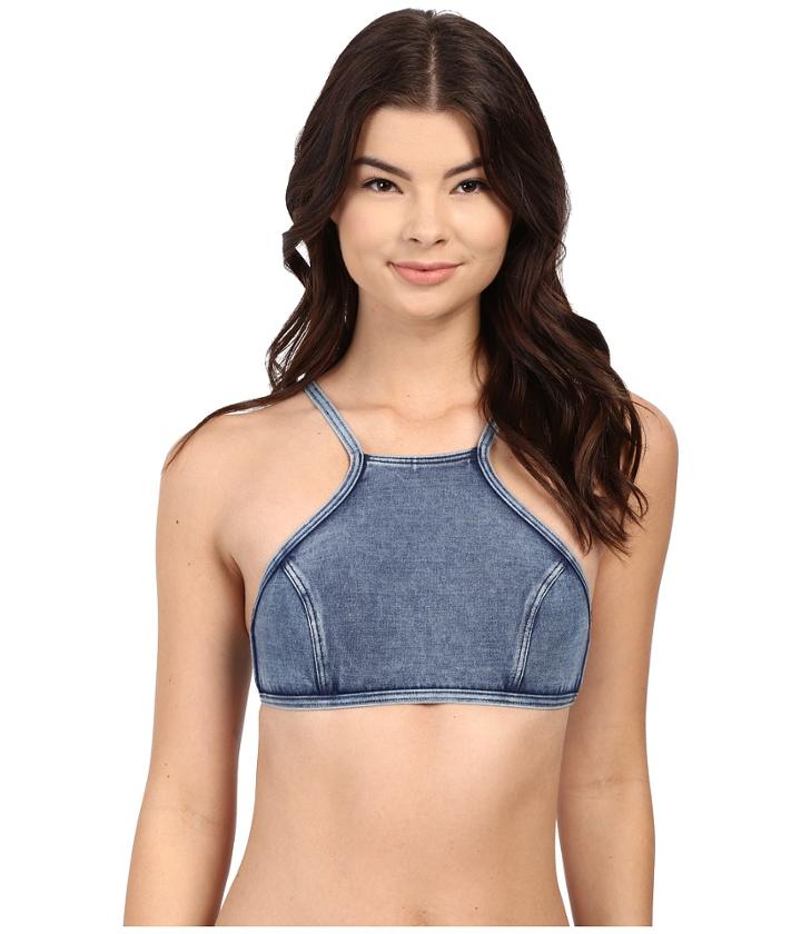 Seafolly - Deja Blue High Neck Tank Top