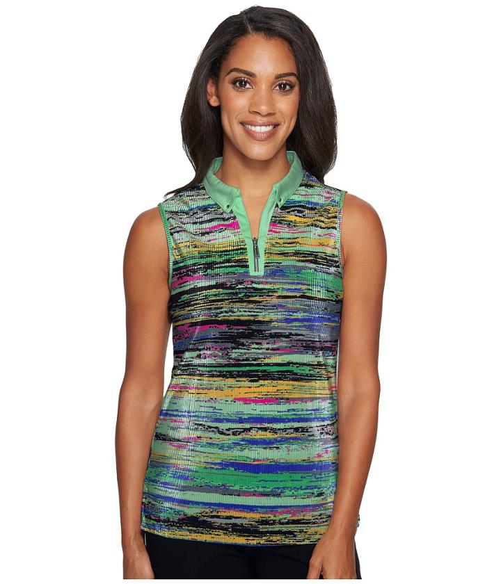 Jamie Sadock - Crunchy Parfait Print Sleeveless Top