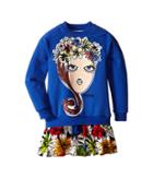 Moschino Kids - Flowers Crown Dress