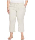 Nydj Plus Size - Plue Size Drawstring Ankle Pants In Stone