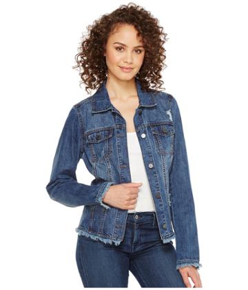 Fdj French Dressing Jeans - Frayed Denim Jacket