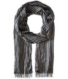 John Varvatos Star U.s.a. - Fine Stripe Scarf