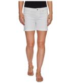 Liverpool - Vickie Shorts Rolled-cuff In Stretch Peached Twill In Bright White