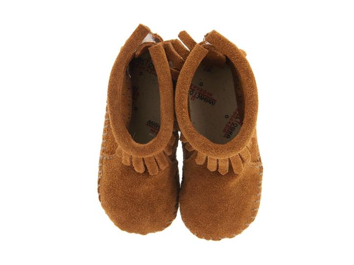 Minnetonka Kids - Suede Back Flap Bootie