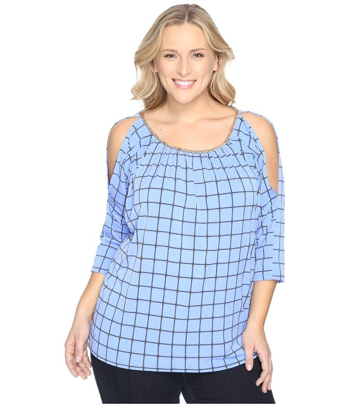 Michael Michael Kors - Plus Size Dressage Cold Shoulder Top