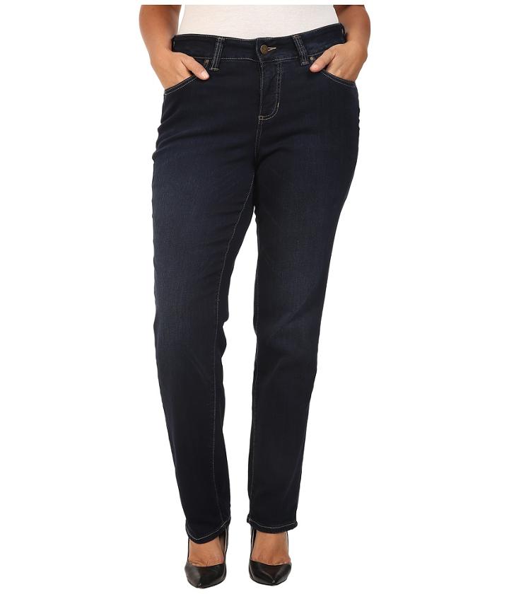 Jag Jeans Plus Size - Plus Size Portia Straight In Indio Platinum Denim
