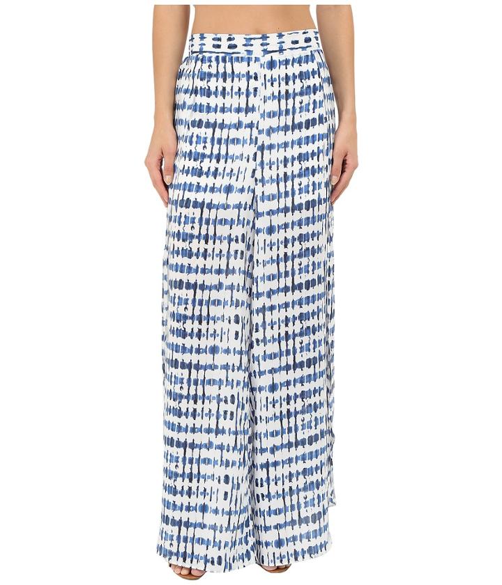 Jack By Bb Dakota - Calantha Stepping Stones Printed Crepe De Chine Slit Leg Pants