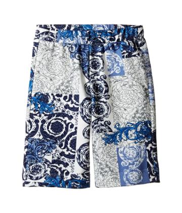 Versace Kids - All Over Barocco Print Sweatshorts