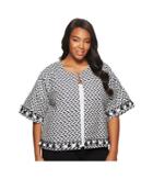 B Collection By Bobeau - Plus Size Jackie Jacquard Crop Jacket