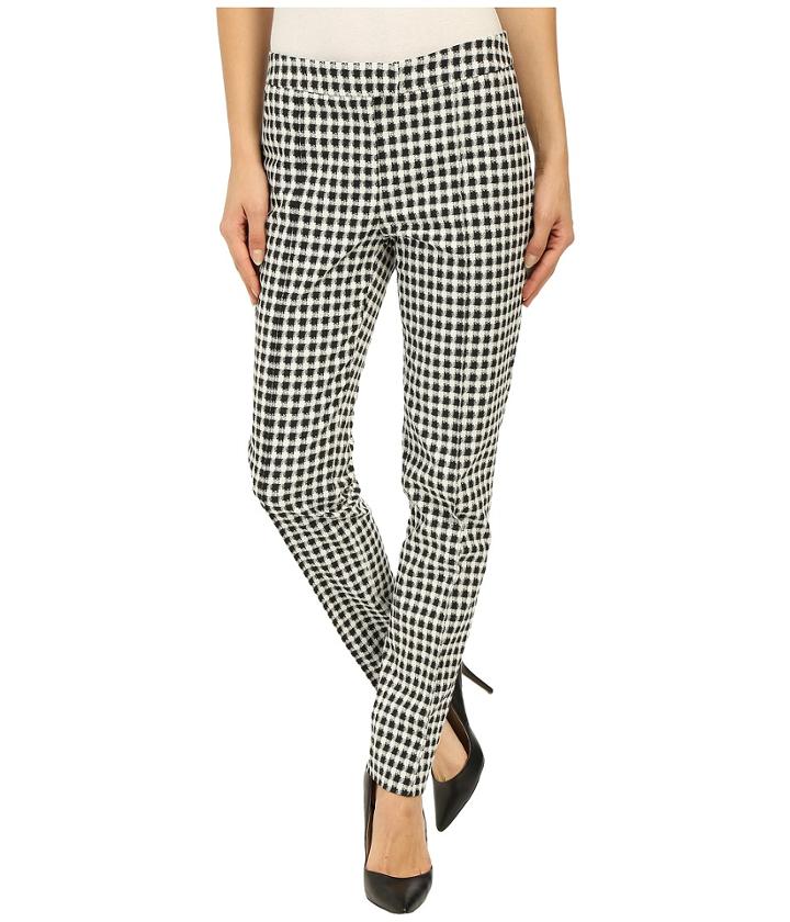 Adrianna Papell - Gingham Jacquard Pants