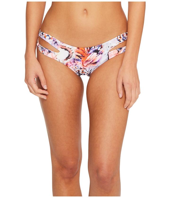 Luli Fama - Cienfuegos Reversible Zig Zag Open Side Moderate Bikini Bottom