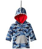 Mud Pie - Camo Shark Hooded Swimsuit Cover-up
