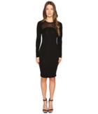 Versace Collection - Knit Dress With Sheer Band
